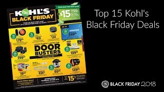 Kohl's Black Friday Ad 2018 - Top 15 Deals at Kohl's This Year!