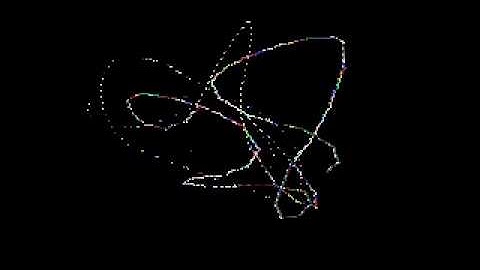 BITS 5004 Programming Demostration. MS-DOS. Smoothed Polylines.