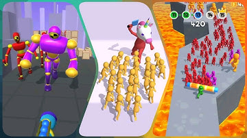 Knock em All vs Join Clash 3D vs Push em All - Gameplay Compare - Part 3