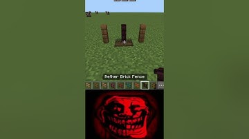 minecraft logic Troll face #minecraft #shorts #minecraftlogic
