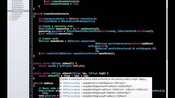SpriteKit Tutorial (Xcode 5) - Part 3: Physics