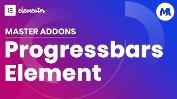 How To add Progress bars in Elementor Page Editor?