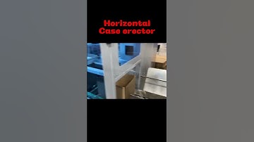 #shorts Horizontal case erector and Robot case packer,auto packing bottle of nut-Santa Pack