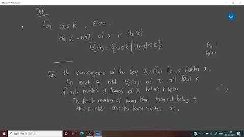 Sequences of Real Numbers part-2 by Dr. Krishna M