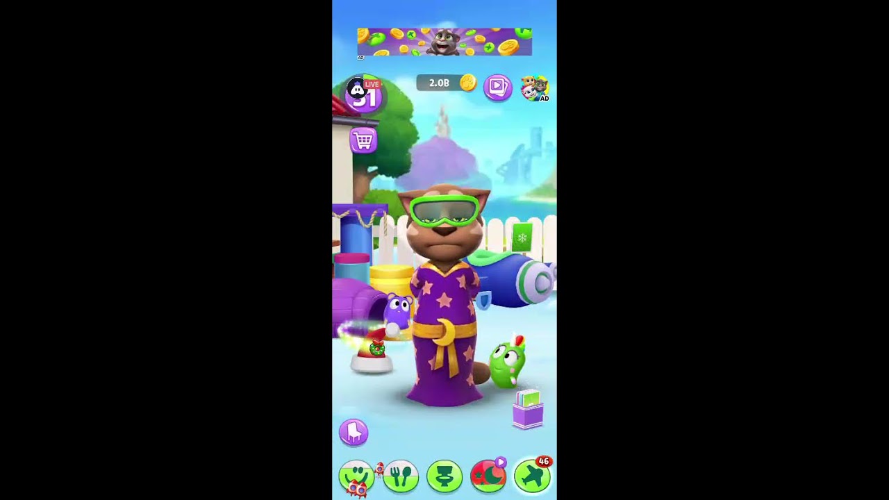 Talking Tom 2 Live 😍 | Funny Moments | Tom Super Squad