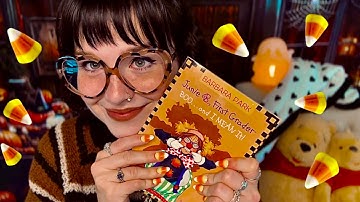 ASMR Autistic Halloween Storytime🎃 Junie B. Jones Compilation (WHOLE BOOK!)