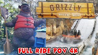 Grizzly River Run 4K POV | Rapids Ride | Disney California Adventure | Disneyland Resort