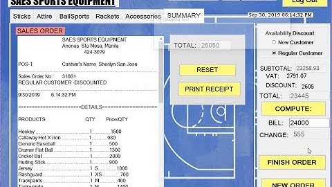 ORDERING SYSTEM WITH PRINT RECEIPT USING VB.NET
