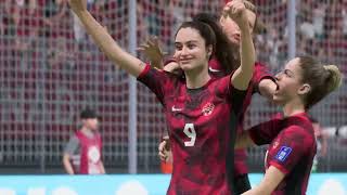 GOLEADA ABSURDA DAS CANADENCES PRA GARANTIR A VAGA NA FINAL --Canadá X Zâmbia 5X1-- Women's Wold Cup