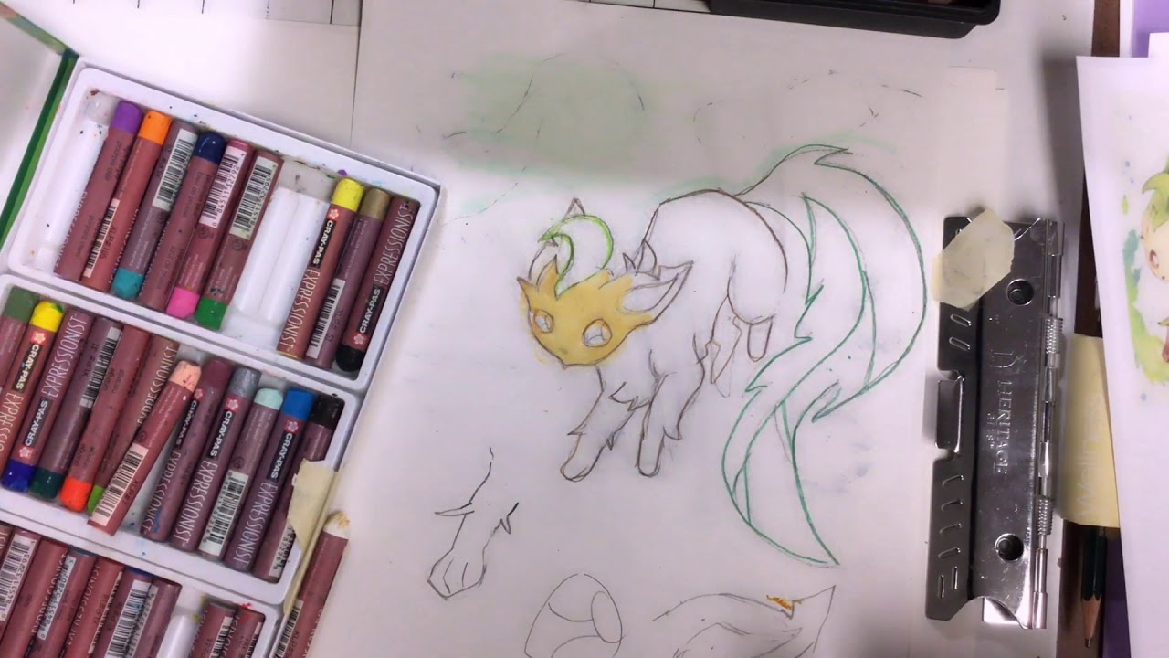 Custom Tutorial: Oil Pastel Pokemon
