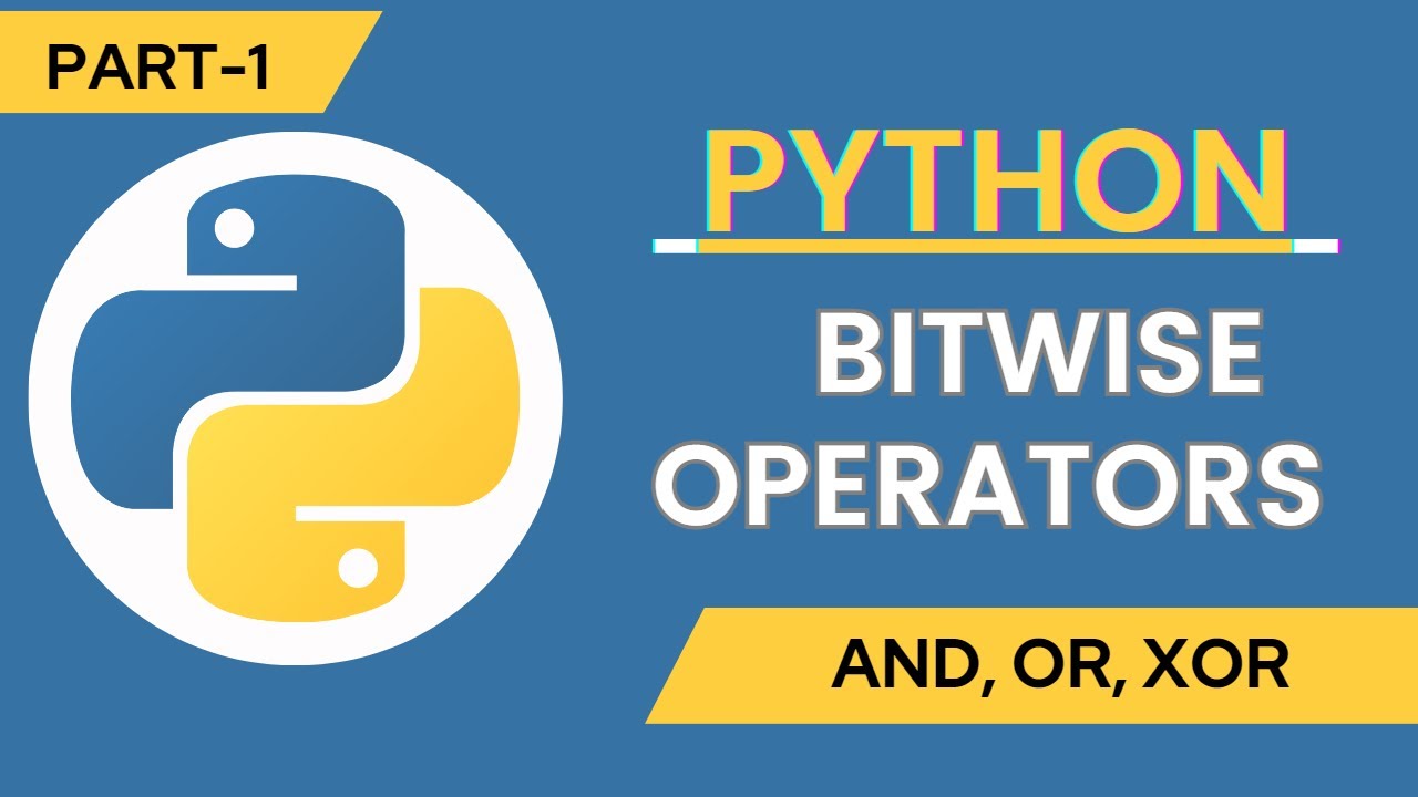 Bitwise operator in python I And Operator I Or operator I Xor operator ...