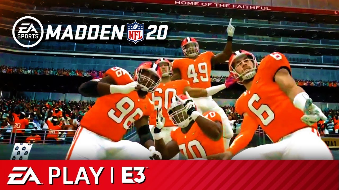 cyberpunk font Madden NFL 20 - Full Reveal Presentation | EA Play E3 2019