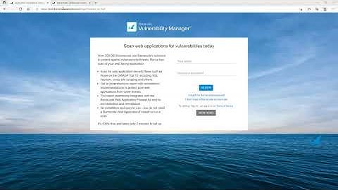 Barracuda Free Tools: Vulnerability Manager (Scan your website)