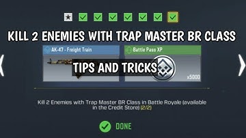 KILL 2 ENEMIES WITH TRAP MASTER CLASS VAGABOND CALL OF DUTY MOBILE COD MOBILE CODM