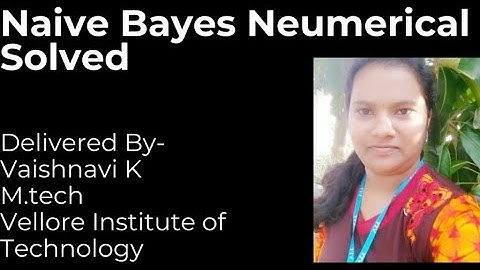 Naïve Bayes Numerical example solved  example 2 | #naivebayesexample | Big Data Knowledge Hunt