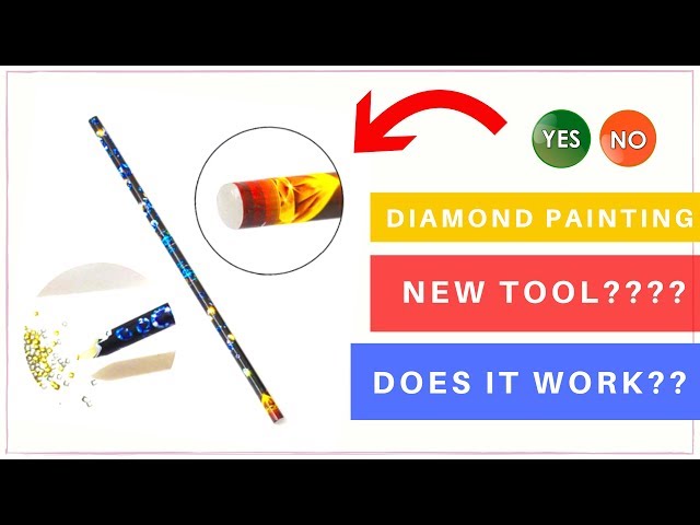 New Diamond Painting Tool - Wax Pencil Unboxing, Review, & Tips!! 