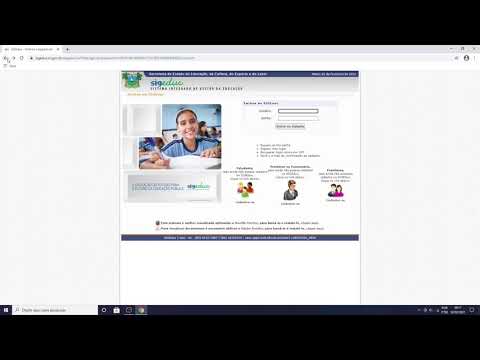 Como recuperar login e senha do SIGEDUC.