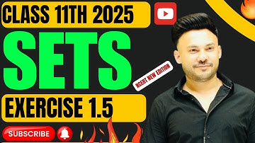 Ex 1.5 Q1 To Q7 || SETS  ( intro )   ||  Chapter 1 Class 11 Board Exam 2025 NCERT