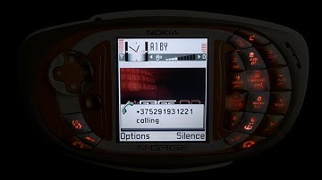 Nokia N-GAGE QD night call. Backlight in the dark. N-Gage tune.mid