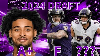 Grading The Ravens 2024 Draft Class 1 Year Later