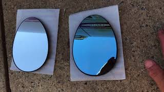 2012 MINI JCW COUPE- ENCHNTRS Polarized Convex mirror mod