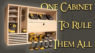 The Ultimate Drill Storage and Charging Cabinet