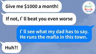 【Apple】Self proclaimed mafia daughter kicks me and tries to extort me for protection money