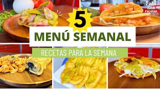 5 MENÚS SEMANALES ECONÓMICOS/FABI ZEA