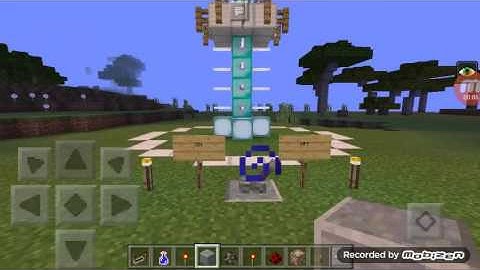 Mcpe Working lightning tower Using one CommandBlock!