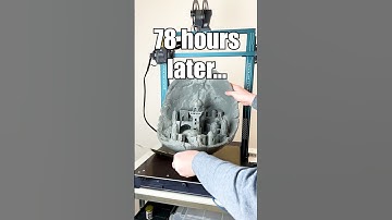 209h printing! My BIGGEST and LONGEST PRINT (almost FAILED) #shorts