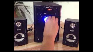 HUG H28 217 Subwoofer Speaker w USB mp3 & FM Radio