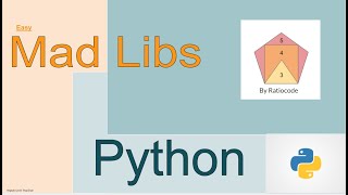 How to create your own mad libs game in python 3 (for beginners).