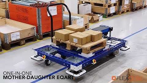 One-in-One Mother Daughter AGV cart | FlexQube