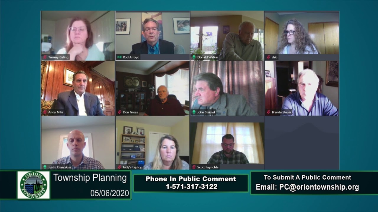 Township Planning Commission Meeting 05/06/2020 YouTube