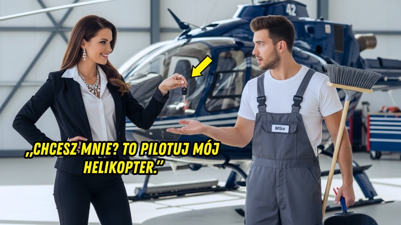 „CHCESZ MNIE? TO PILOTUJ MÓJ HELIKOPTER” — ZAŚMIAŁA SIĘ CEO, DOPÓKI NIE ZOBACZYŁA, JAK WYSTARTOWAŁ