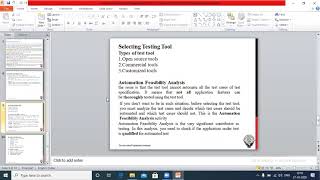 UNIT 5 SELCTING TESTING TOOL