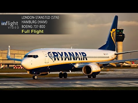 Ryanair Full Flight | London Stansted to Hamburg | Boeing 737-800 - Ryanair Full Flight | London Stansted to Hamburg | Boeing 737-800