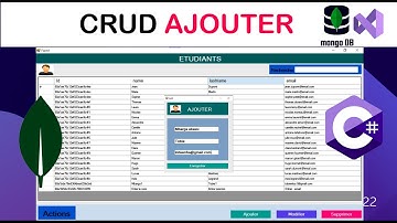 CRUD C# MONGODB - AJOUTER UN ÉTUDIANT | Windows Forms Partie 3/6