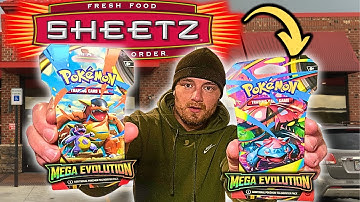 Ik vond al vroeg NIEUWE Mega Evolution Pokémon-kaarten bij een tankstation!
