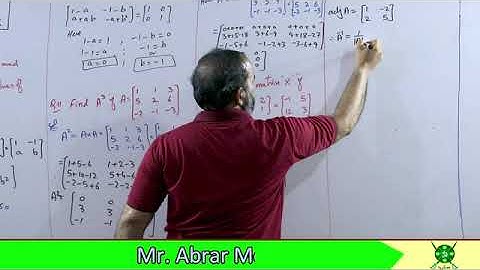 Lecture 14 Maths HSSC-I  |  By Prof. Abrar Mehmood