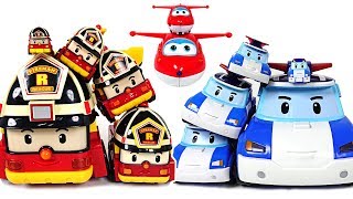 Gift of Super Wings! Robocar Poli have transformed friends that grow bigger and bigger! - DuDuPopTOY