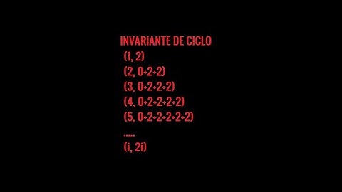 Invariante de ciclo | Computación iterativa | FADA