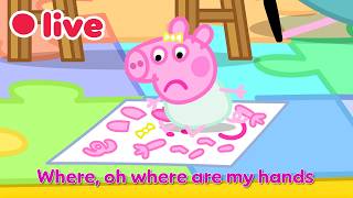🔴 LIVE 24/7: NEW Peppa Pig SONGS with LYRICS! 🐽🎵 Peppa's Best Bites | Kids Songs