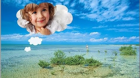 Photoshop Tutorial - Shape Mask Effect In Photoshop CS6 In Telugu