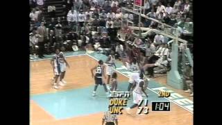 # 7: February 5, 1992: #9 North Carolina 75, #1 Duke 73