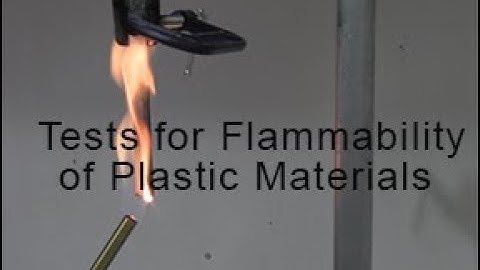HTDS Tests for Flammability of Plastic Materials