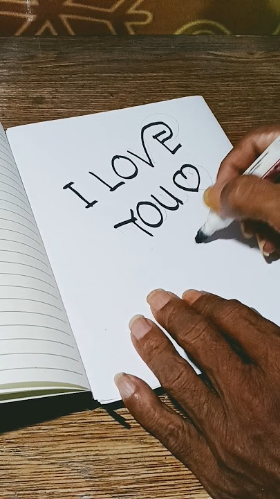 'I love you ' #shorts #shortvideo #yuotubeshorts  #handwriting #art #love