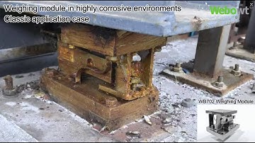 WEBOWT WB702 Weighing module in highly corrosive environments - Classic application case