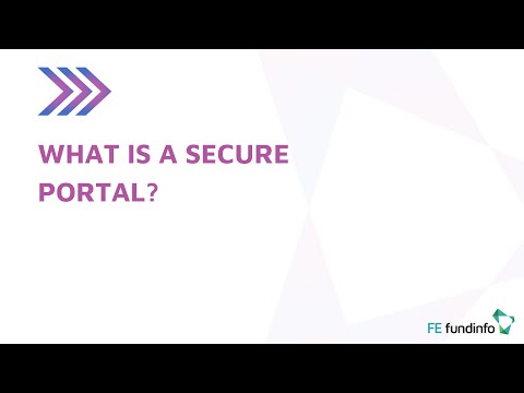 What is a secure Portal?