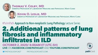 Additional patterns of lung fibrosis and inflammatory infiltrates in ILD - Dr. Colby (Mayo Clinic)